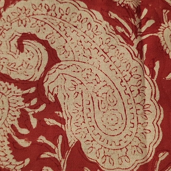 NWT hand block printed table cover. - Picture 5 of 6